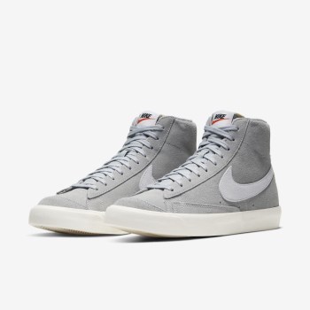 Nike Blazer Mid '77 Suede - Férfi Utcai Cipő - Szürke/Platina